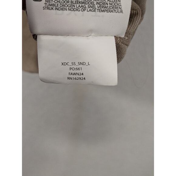 BYLT Drop Cut Luxe Premium Basics Brown Men Crew Neck T-Shirt Size Large - Picture 7 of 7